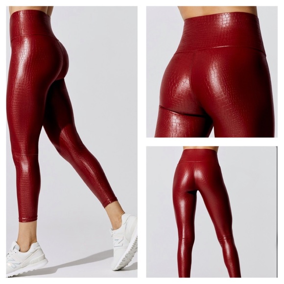 Carbon38 Pants - Carbon 38 Takara Shine Crocodile Leggings